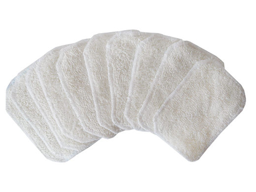 LINGETTES LAVABLES * biface Bambou / velours de coton écru – BIOMOME BOMINO